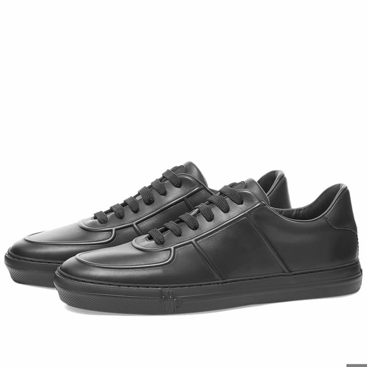 Photo: Moncler Men's Neue York Cupsole Sneakers in Black