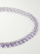 Hatton Labs - Sterling Silver Cubic Zirconia Bracelet - Purple
