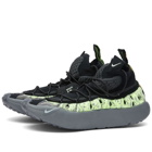 Nike Ispa Sense Flyknit Sneakers in Black/Seafoam/Smoke Grey
