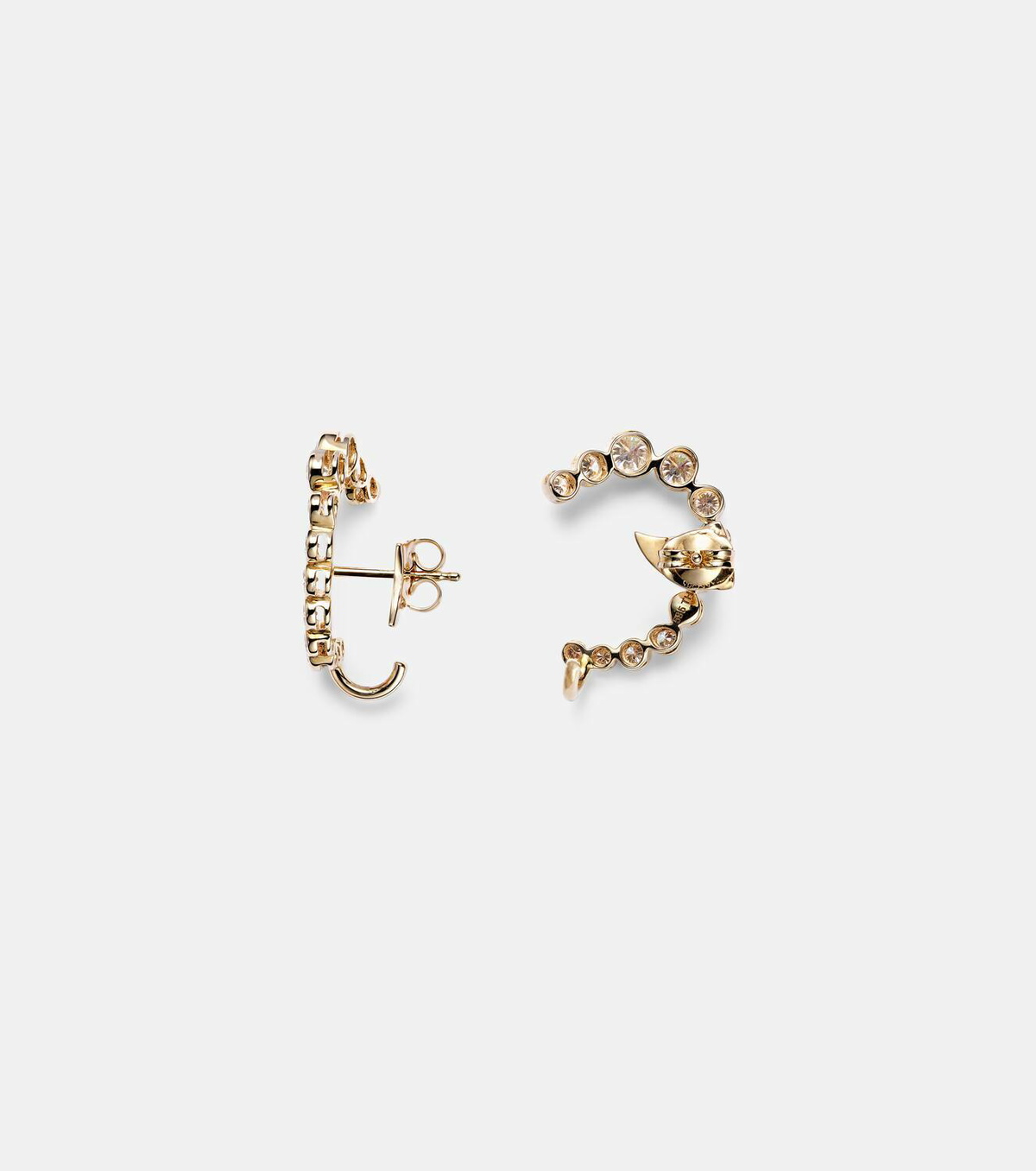 Ondyn Polaris 14kt gold earrings with diamonds