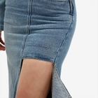 House Of Sunny Women's The Cascade Denim Skirt in Sky Blue