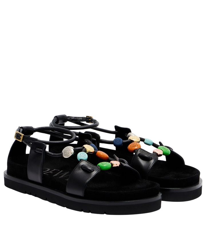 Photo: Loewe Paula's Ibiza Pebble Beads leather sandals