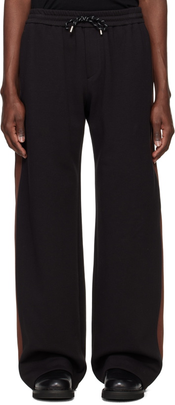 Photo: System Black Piping Detail Track Pants