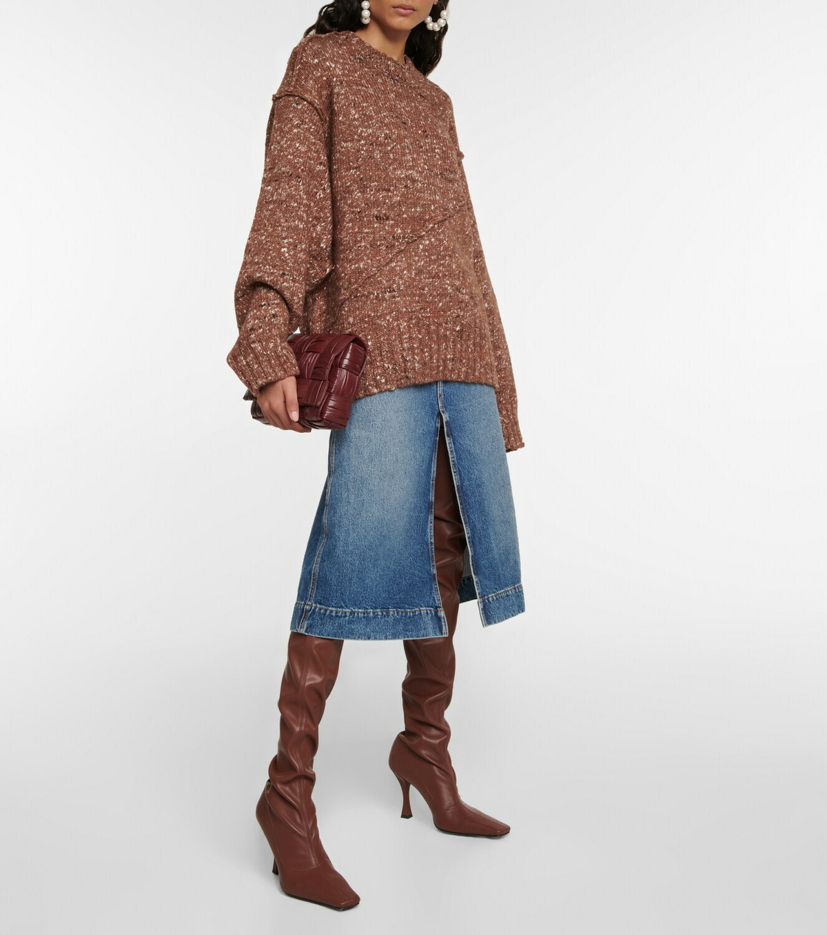 Petar Petrov Fileas oversized wool-blend knit sweater