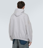 Balenciaga Printed cotton fleece hoodie