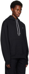 Nike Black Embroidered Hoodie