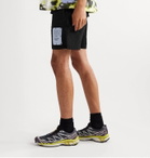 MCQ - Appliquéd Shell Drawstring Shorts - Black