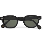Moscot - Lemtosh Round-Frame Matte-Acetate Sunglasses - Men - Black
