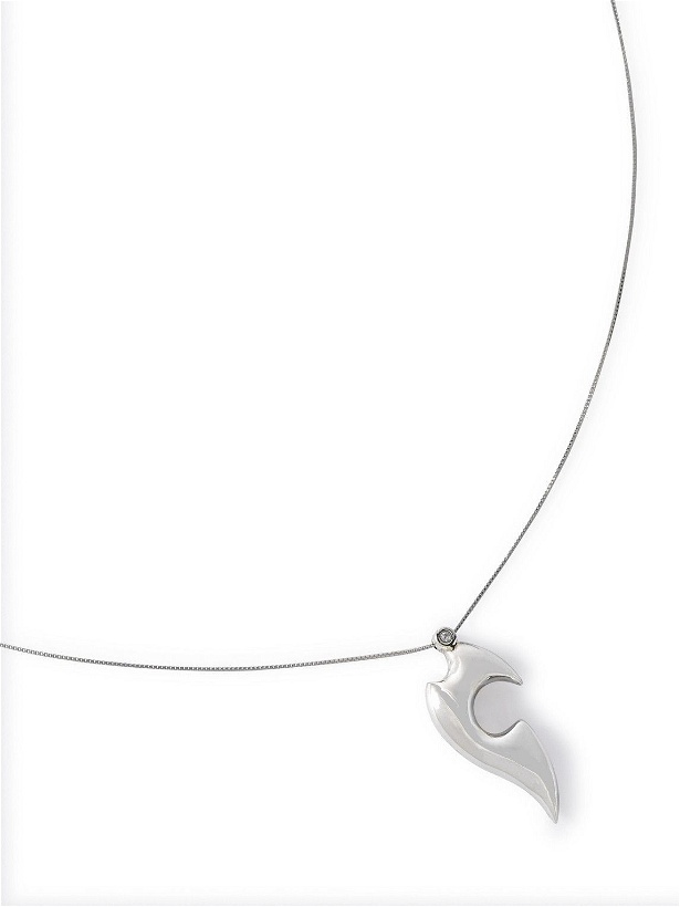 Photo: Bottega Veneta - Sterling Silver Pendant Necklace