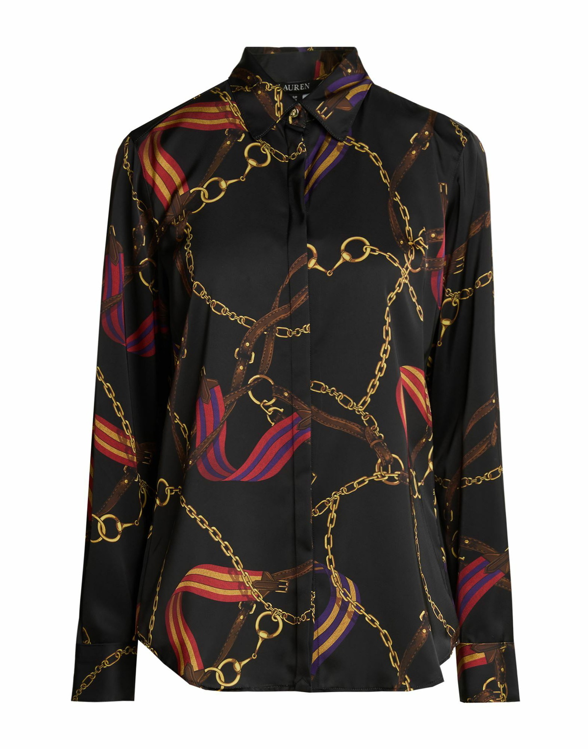 Lauren Ralph Lauren Womens Shirt in Black