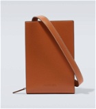 Jacquemus Le Gadju leather wallet with strap