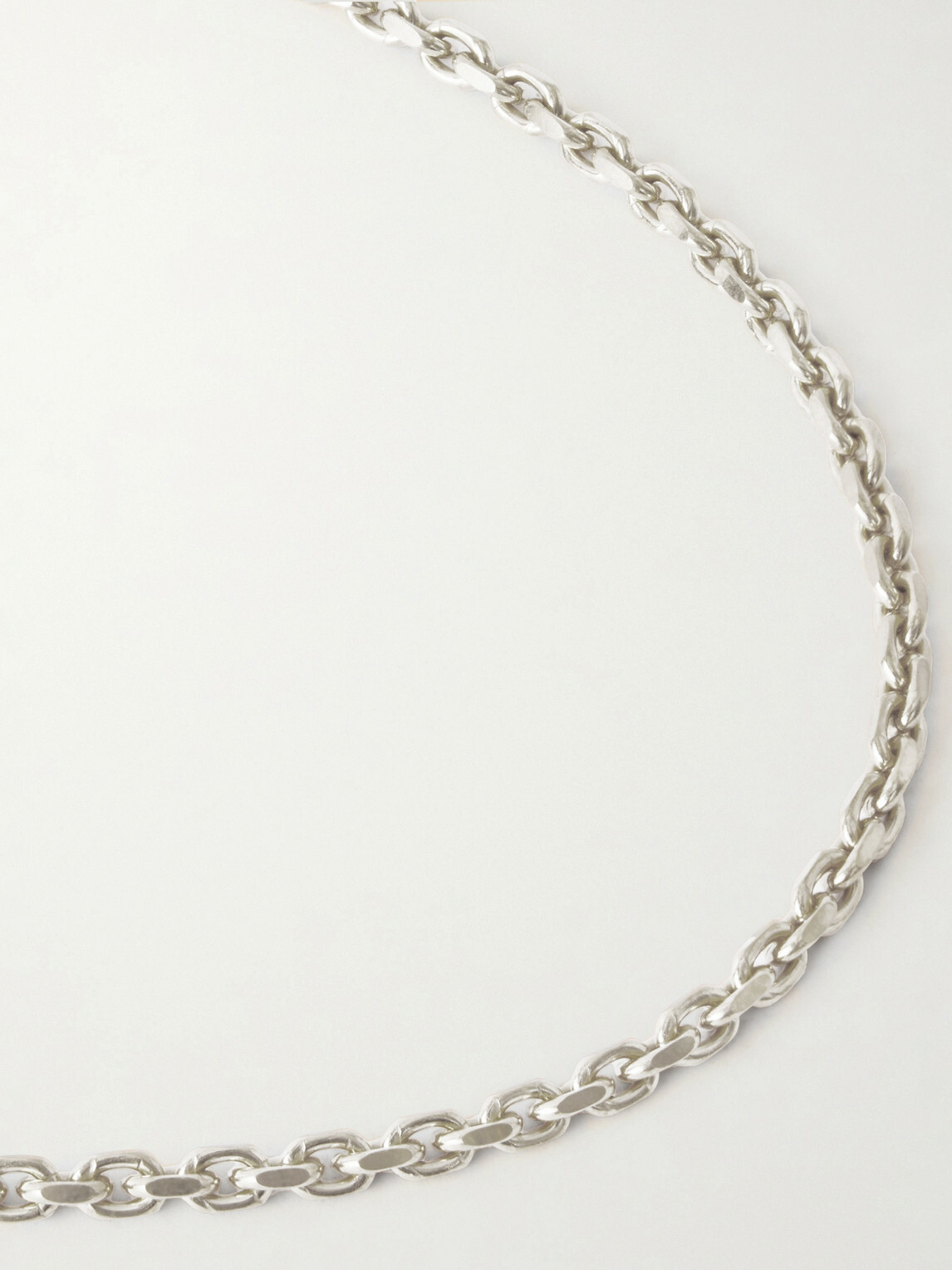 Mikia - Sterling Silver Sapphire Chain Bracelet - Silver