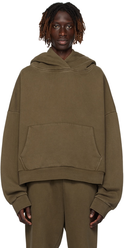 Photo: Entire Studios Brown Heavy Hoodie