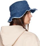 Jacquemus Blue Le Chouchou 'Le Bob Artichaut' Beach Hat