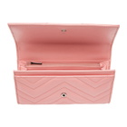 Gucci Pink GG Marmont 2.0 Wallet