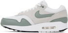 Nike White & Green Air Max 1 SC Sneakers