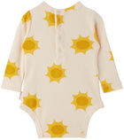 TINYCOTTONS Baby Off-White Sunny Bodysuit