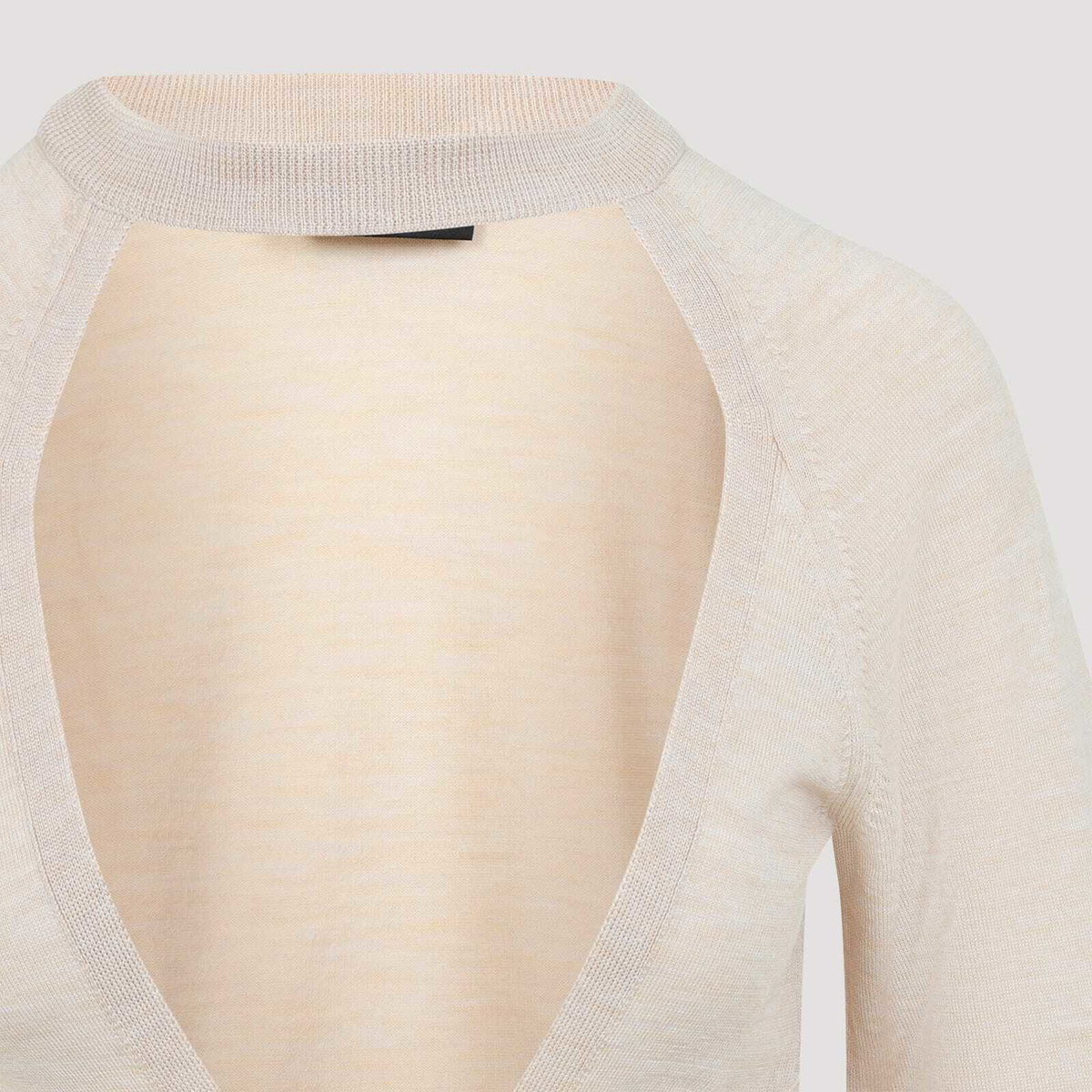 Simone Rocha Cropped Cut Out Window Jumper Simone Rocha