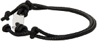 Marni Black Leather Bracelet