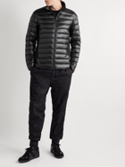 Moncler - Vosges Slim-Fit Quilted Ripstop and Stretch-Jersey Down Jacket - Black
