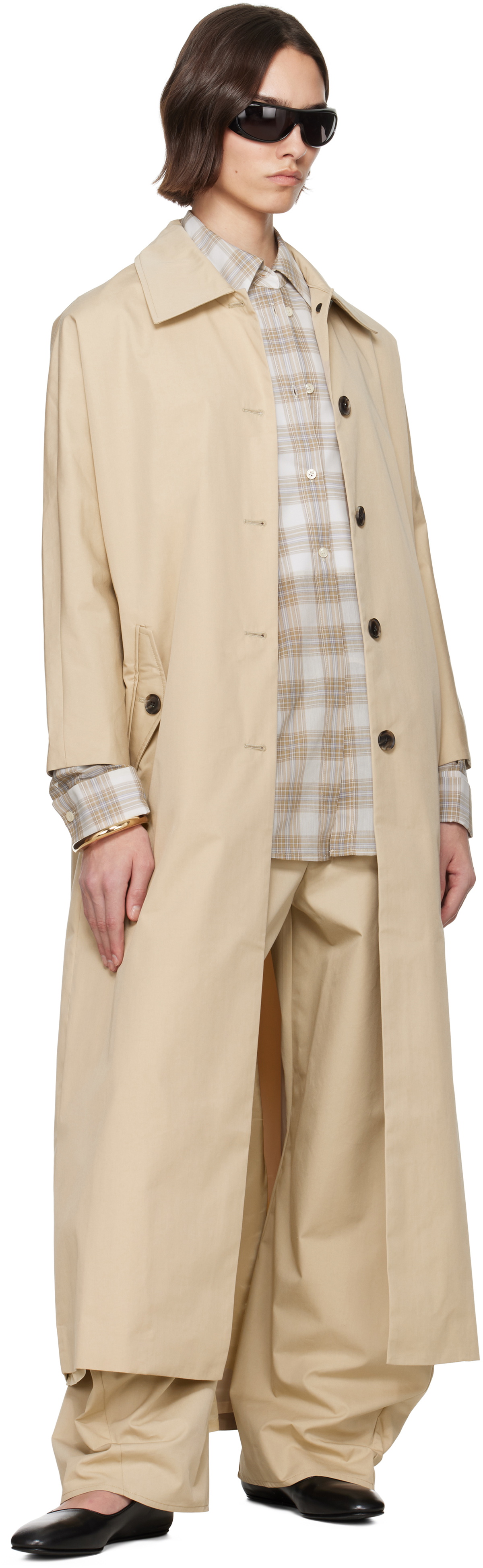 Kallmeyer Beige Tavi Dinner Trench Coat