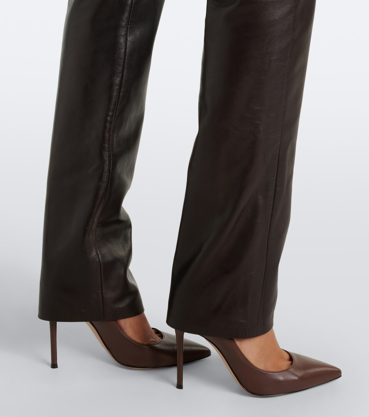 Ralph Lauren Collection Leather slim pants
