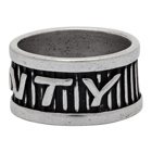 Marcelo Burlon County of Milan Silver County Ring