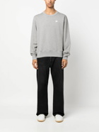 ACNE STUDIOS - Logo Cotton Crewneck Sweatshirt