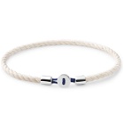 Miansai - Nexus Sterling Silver and Cord Bracelet - Neutrals