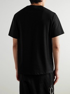 LOEWE - Suna Fujita Logo-Embroidered Cotton-Jersey T-Shirt - Black