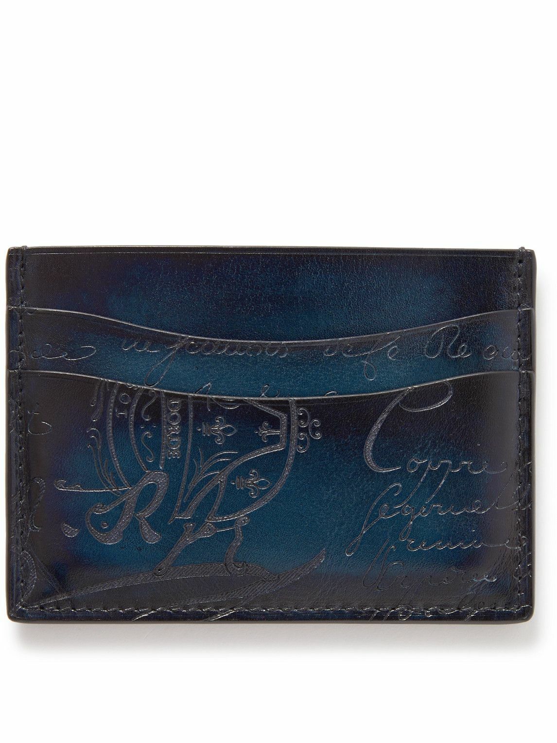 Berluti - Bambou Scritto Leather Cardholder Berluti
