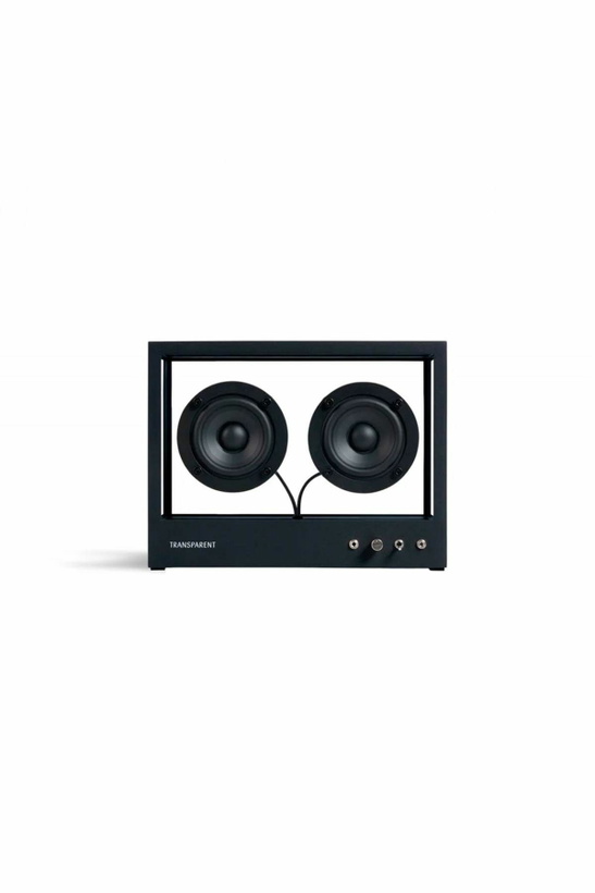 Photo: TRANSPARENT transparent sts-b small speaker Black