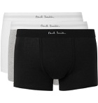 Paul Smith - Three-Pack Stretch Cotton-Blend Boxer-Briefs - Multi