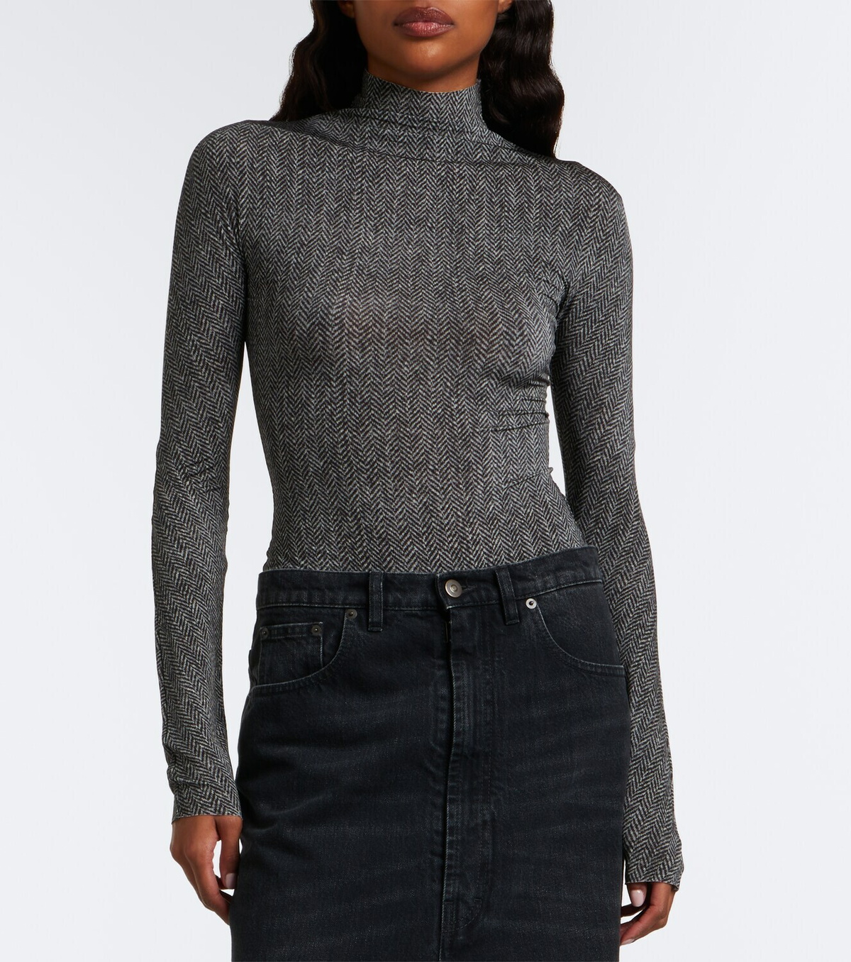 Maison Margiela Printed jersey bodysuit