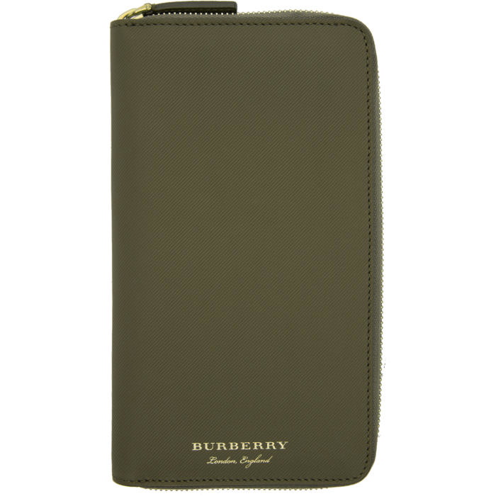 Photo: Burberry Green Renfrew Wallet