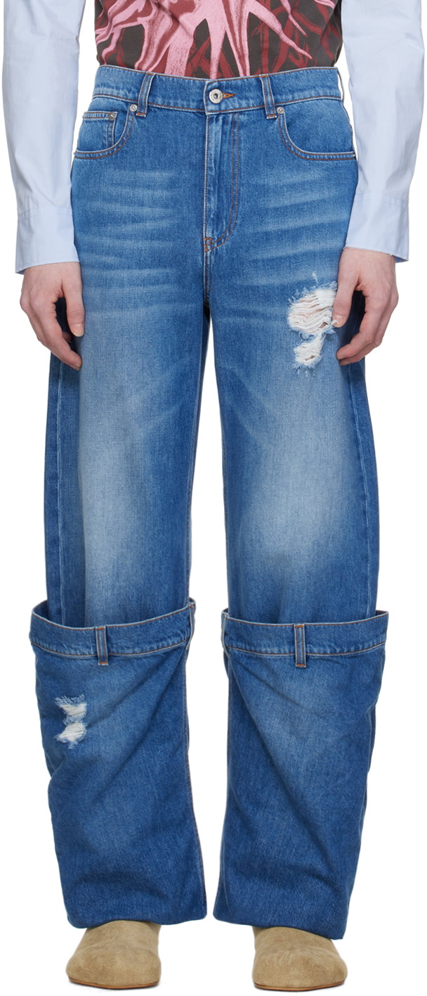 Photo: JW Anderson SSENSE Exclusive Blue Jeans