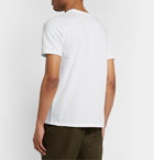 Hartford - Printed Slub Cotton-Jersey T-Shirt - White