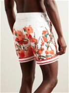 Orlebar Brown - Bulldog Straight-Leg Mid-Length Floral-Print Swim Shorts - White