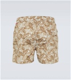 Kiton Printed swim shorts
