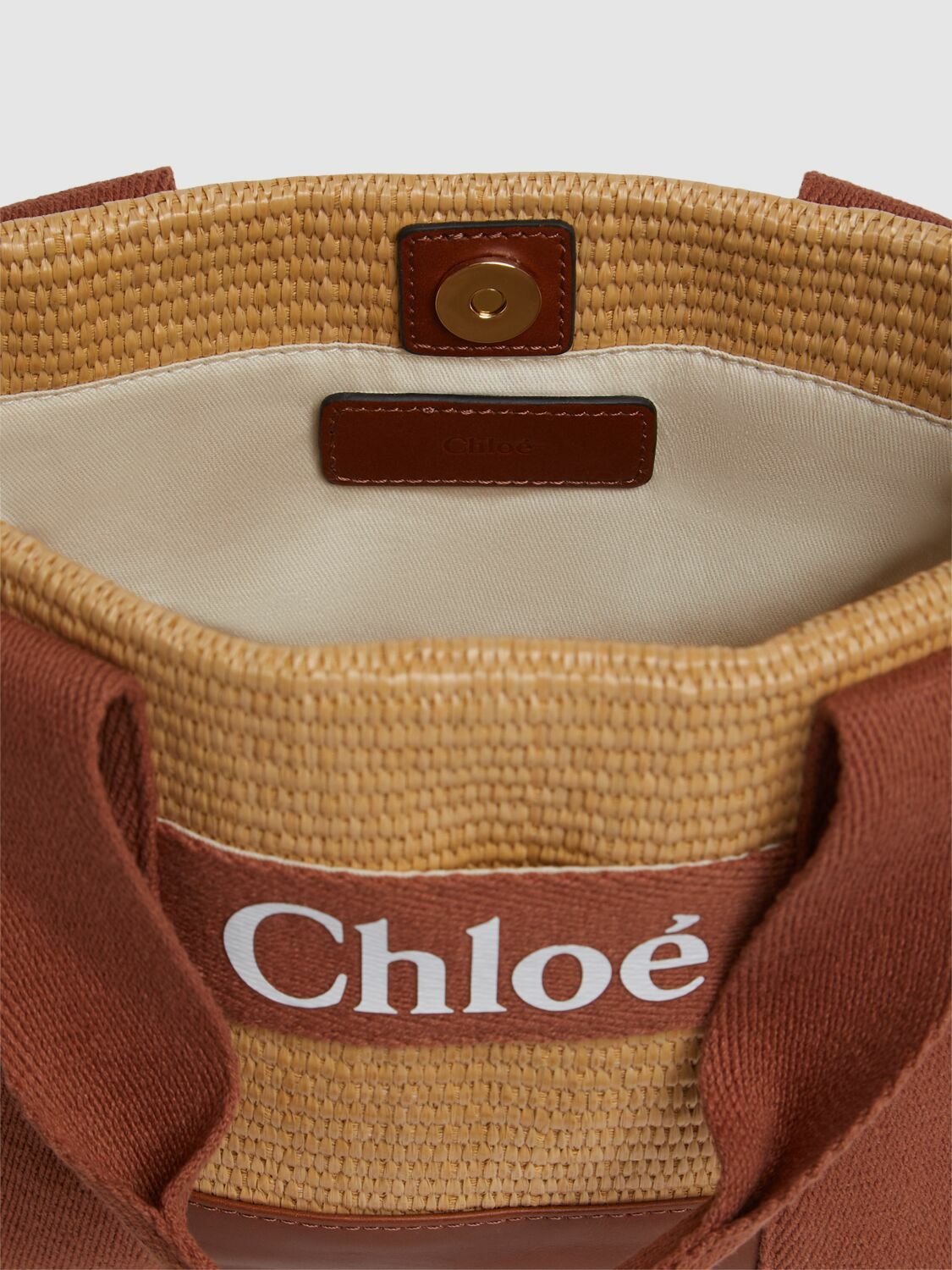 Chloé Blue Raffia Shoulder Bag main image 0