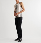 SAINT LAURENT - Slim-Fit Striped Cotton-Jersey Tank Top - Multi