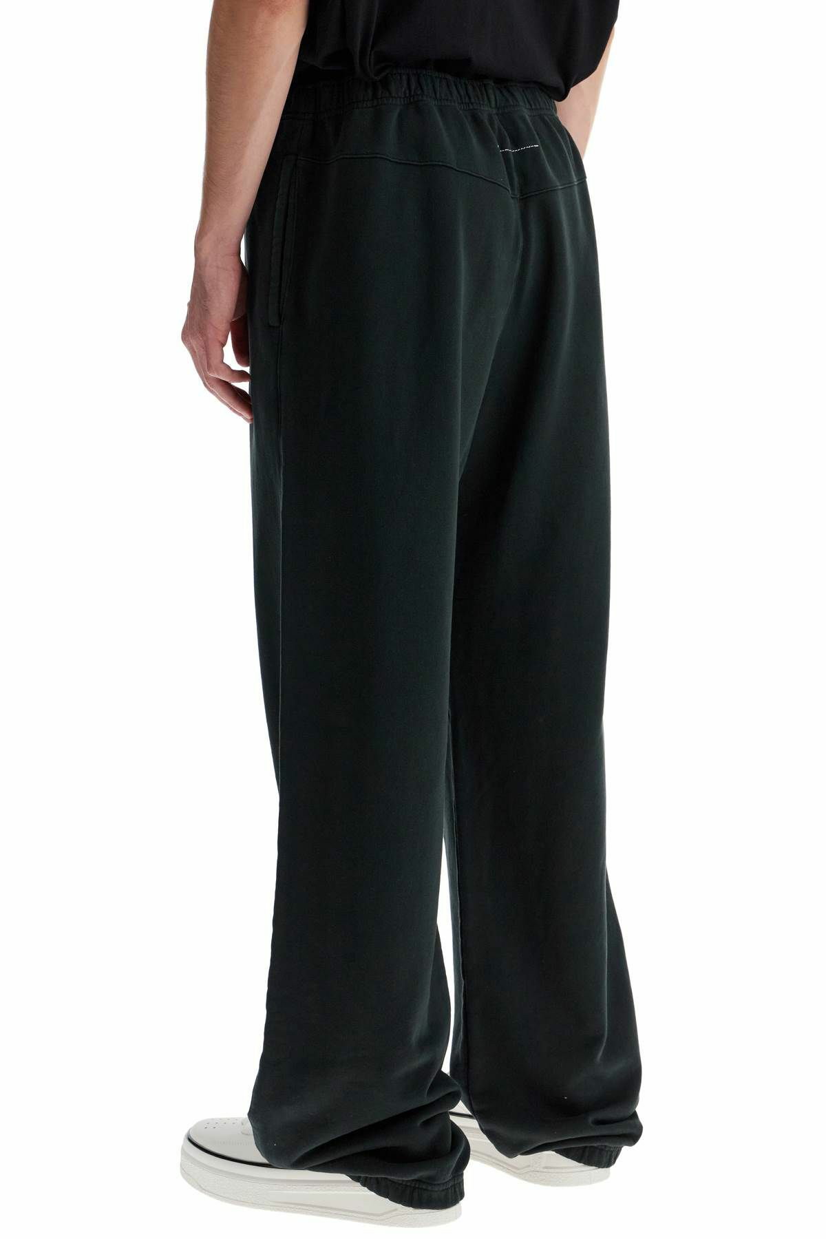 MM6 MAISON MARGIELA numeric print joggers with seven Black