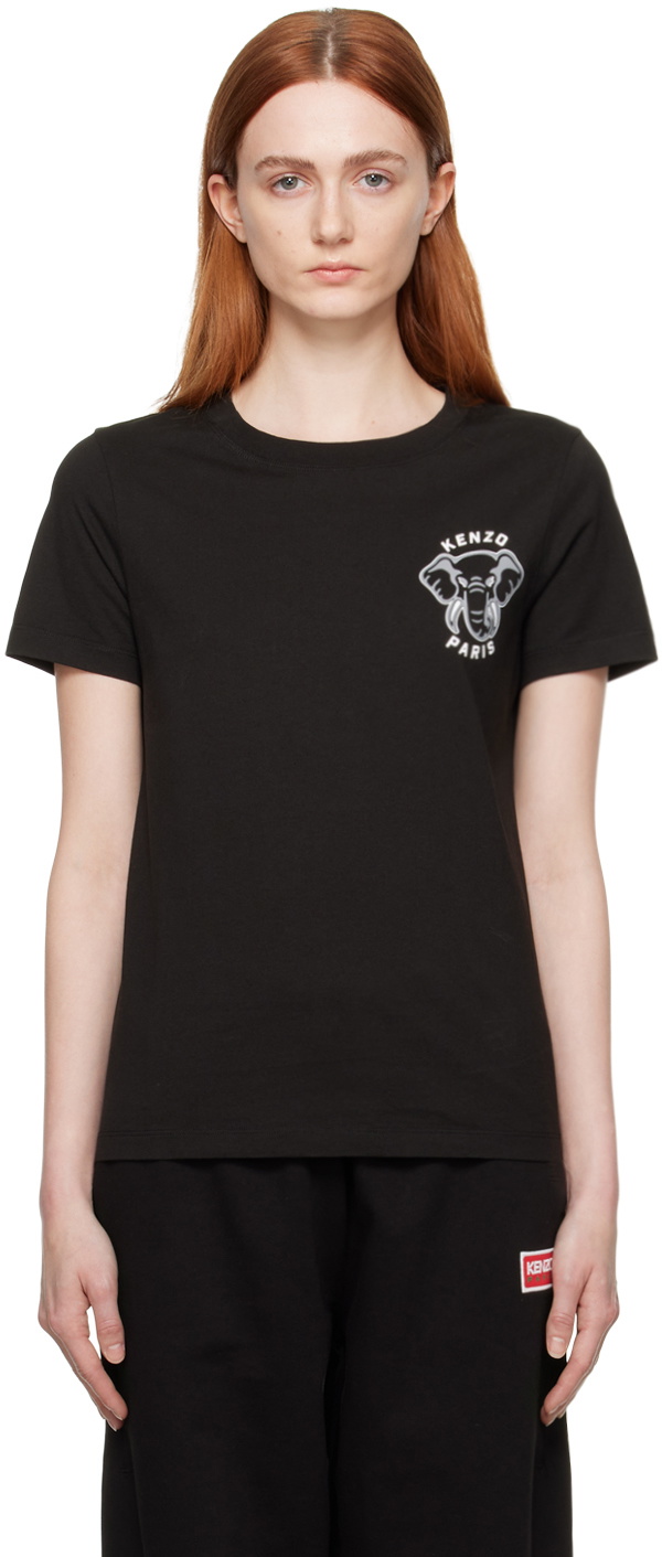 Kenzo Black Kenzo Paris Varsity Jungle T-Shirt Kenzo