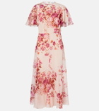 Erdem Floral silk midi dress