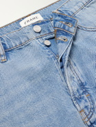 FRAME - Frayed Denim Shorts - Blue