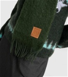 Loewe Anagram mohair-blend scarf