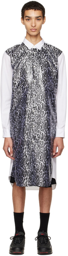 Photo: Comme des Garçons Homme Plus White Leopard Shirt