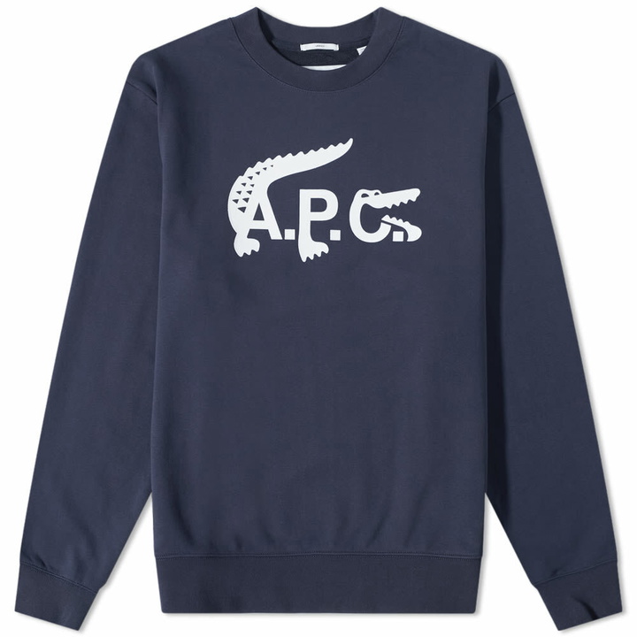 Photo: A.P.C. x Lacoste Crew Sweat