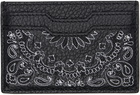 AMIRI Black Bandana Card Holder