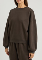 Frame Travel Cotton-blend Sweatshirt Dark Brown